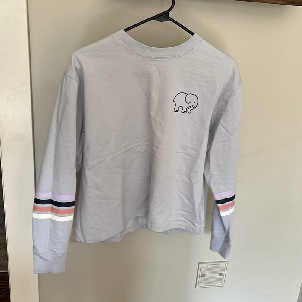 Ivory Ella long sleeve. light purple color. size medium.
